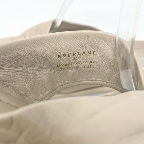 NEW Everlane The Day Twist Sandal in Warm Khaki, Women's Size 10, $148 - Picture 11 of 12